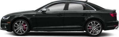Black sedan side profile with V6T badge and sporty alloy wheels