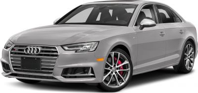 Front view with grille, headlamps, and alloy wheels with red brake calipers
