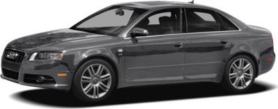 Side profile of sporty sedan with alloy wheels and sleek lines