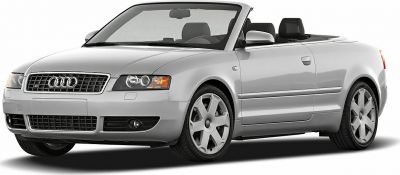 2003 Audi S4 Cabriolet (8E,B6) 3/4 front-left view