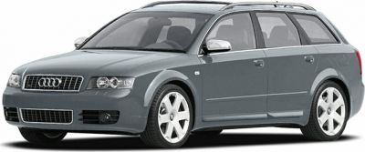 Gray station wagon with alloy wheels and four doors