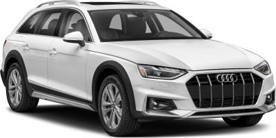 Front view of premium wagon with signature grille and LED headlamps