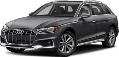 Front side view with vertical grille and alloy wheels