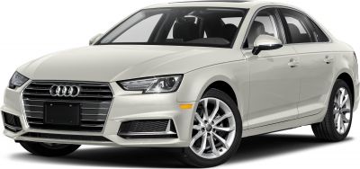 Luxury sedan front with LED headlights and distinctive grille