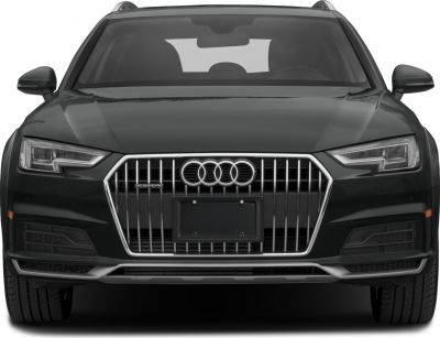 Front grille with quattro badge and LED headlights
