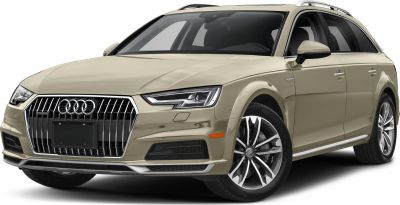 Front and side view with grille, headlights, and alloy wheels