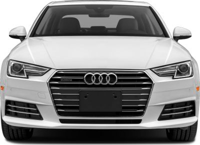 Front view with signature grille and angular LED headlights