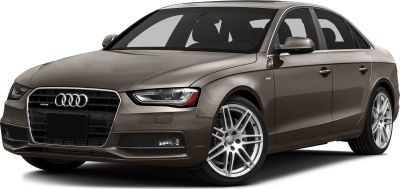 Front-side view of a silver mid-size sedan with alloy wheels