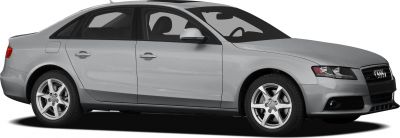 Side view of a 2008 sedan with alloy wheels and smooth body lines