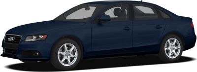 Side view of a four-door sedan with alloy wheels.