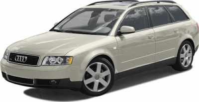 Wagon body style with roof rails and multi-spoke alloy wheels