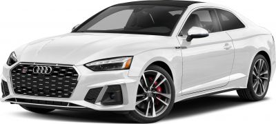 Front view showing honeycomb grille, LED headlights, and sporty wheels