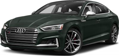 Front view with aggressive grille and alloy wheels