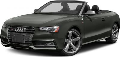 Convertible front angled view with distinct grille and alloy wheels