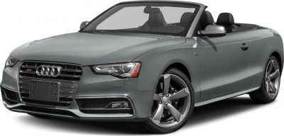 Front grille and five-spoke alloy wheel of a convertible coupe