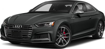 Front three-quarter view showing LED headlights and sporty wheels.