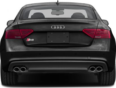 Sporty rear design with quad exhaust tips and distinctive LED taillights