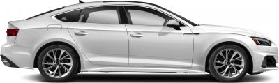 Side profile with alloy wheels and sleek sedan design