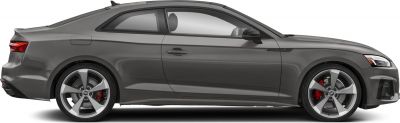 Sleek side profile with sporty multi-spoke alloy wheels and red brake calipers