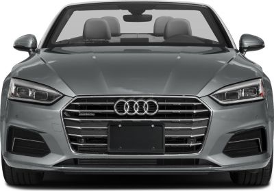 Front view with prominent grille and LED headlights