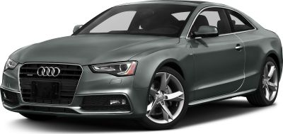 2-door coupe with LED headlights and five-spoke alloy wheels