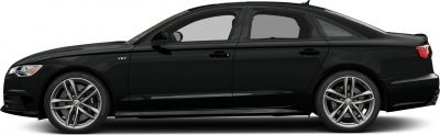 Side profile of sleek sedan with V8T badge and sporty alloy wheels
