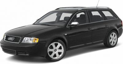 Front-side view of black wagon with alloy wheels
