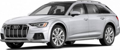 Silver 2026 station wagon front and side view with distinctive grille and roof rails