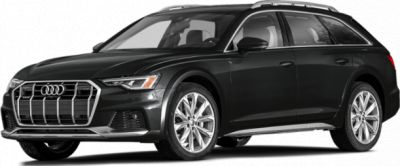 Black station wagon with modern grille and alloy wheels