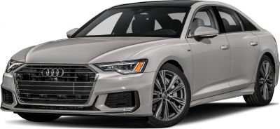 Front view with LED headlights and multi-spoke alloy wheels