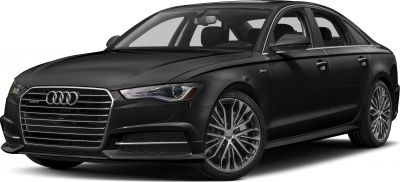 Luxury sedan with prominent front grille and stylish alloy wheels