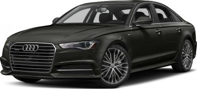 Front-side view with grille and alloy wheels of luxury sedan