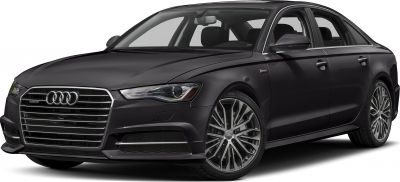 Luxury sedan front and side with LED headlights and alloy wheels