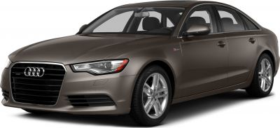 Luxury sedan front with sleek headlights and prominent grille