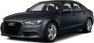 Front three-quarter view of sedan with sharp headlights and alloy wheels