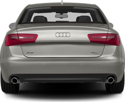 Rear view with LED tail lights and dual exhaust