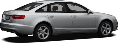 Silver sedan side and rear view with alloy wheels and distinct taillights.