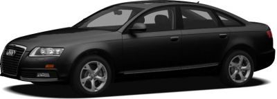 Black luxury sedan side profile with alloy wheels and distinctive grille.