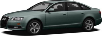Side profile of luxury sedan with alloy wheels