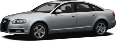 Silver midsize sedan with alloy wheels, sleek side profile.