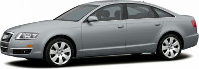 Silver sedan side profile with alloy wheels