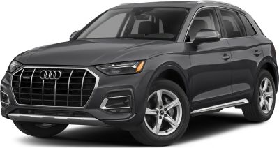 SUV with hexagonal grille and LED headlights