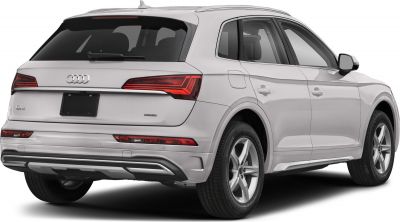 Rear view of SUV with LED tail lights and alloy wheels
