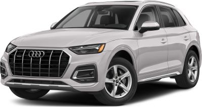 Prominent front grille, sleek LED headlights, sporty alloy wheels