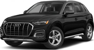 Front grille and sleek headlight design with alloy wheels