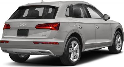Rear view with LED tail lights, alloy wheels, and dual exhausts.