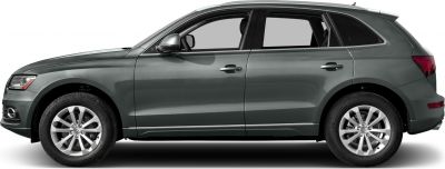 Side profile of mid-size SUV with alloy wheels and sleek body lines