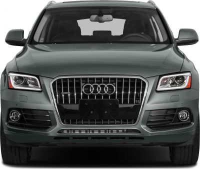 Frontal view showcasing grille and headlights