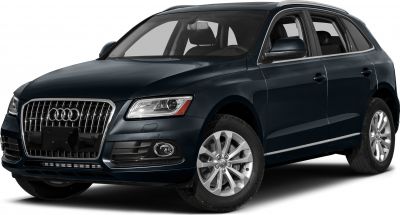 Front and side view with grille, headlights, alloy wheels