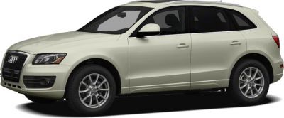 Front side profile of a mid-size SUV with alloy wheels and tinted windows